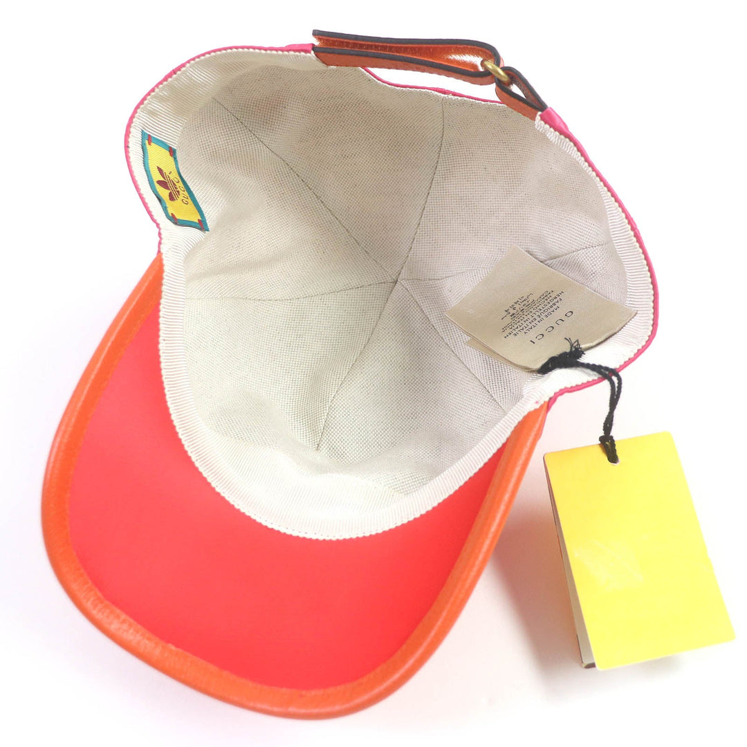 GUCCI cap 703825 Outer: 100% nylon, Lining: 100% cotton pink mens Used Authentic