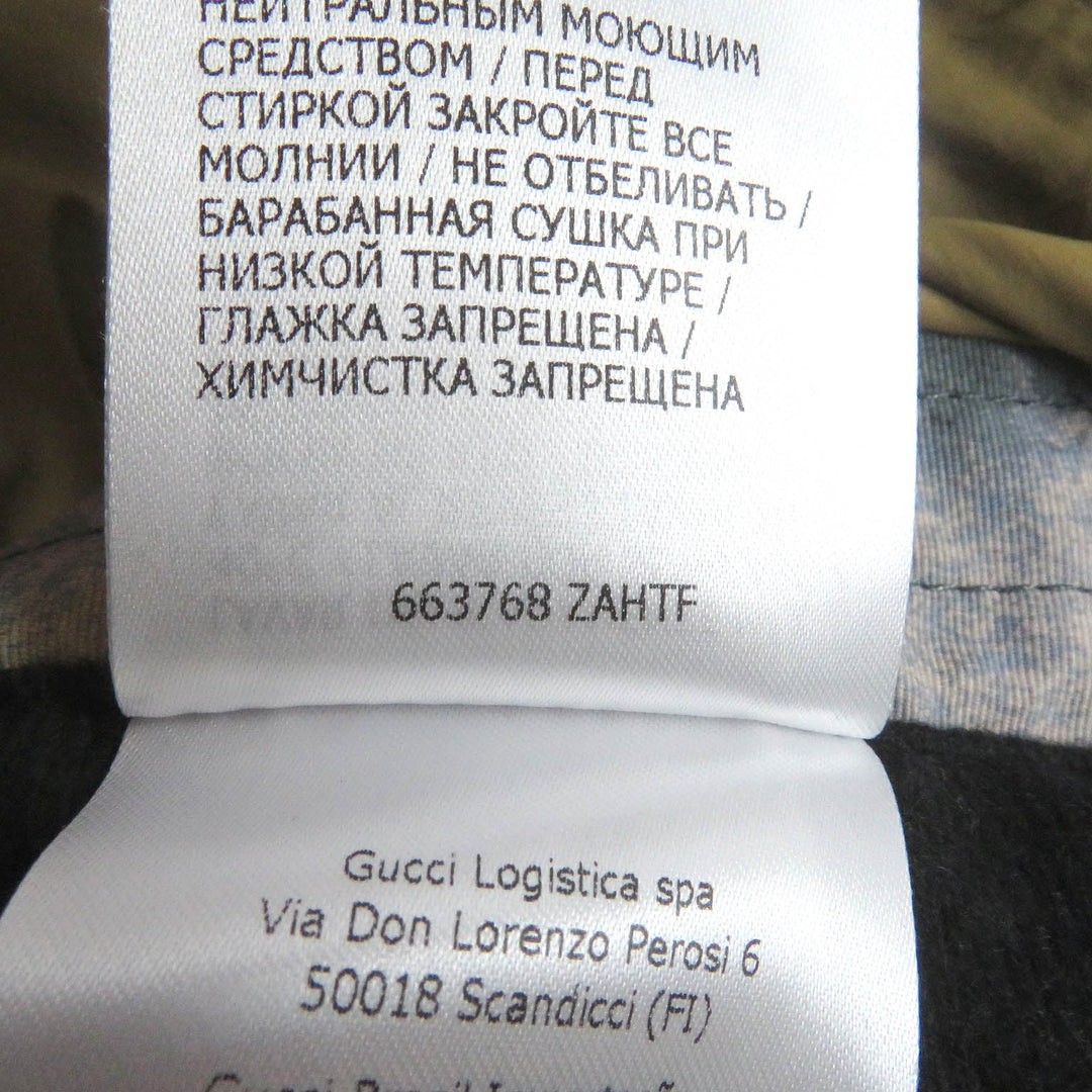 GUCCI Overall 663768 Main: 100% nylon multicolor mens L Used Authentic