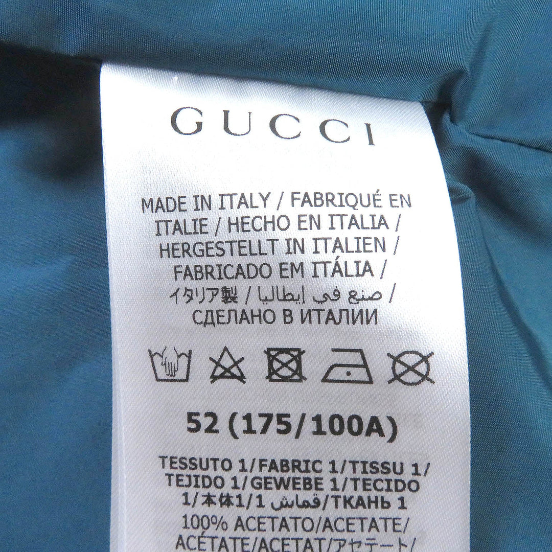 GUCCI Blouson 691429 Main: 100% acetate, Main: 100% polyester, Main: 100% nylon multicolor mens 52 Used Authentic