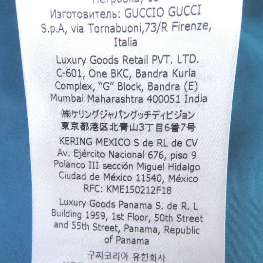 GUCCI Blouson 691429 Main: 100% acetate, Main: 100% polyester, Main: 100% nylon multicolor mens 52 Used Authentic