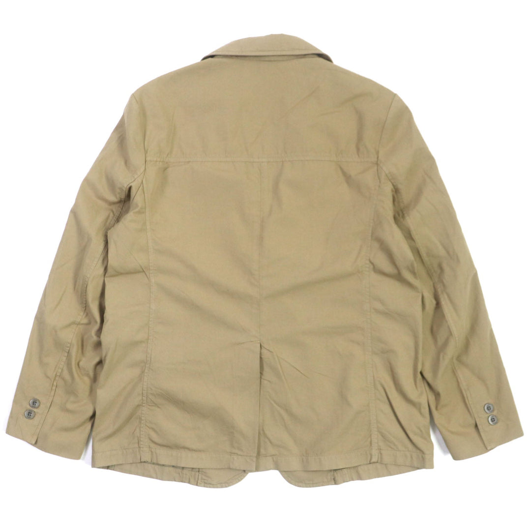 COACH tailored jacket CS217 Main: 100% cotton, Lining: 58% polyester, Lining: 42% rayon, Lining: 100% cotton, Sleeve lightening: polyester beige Casual Lightweight Blazer mens M Used Authentic