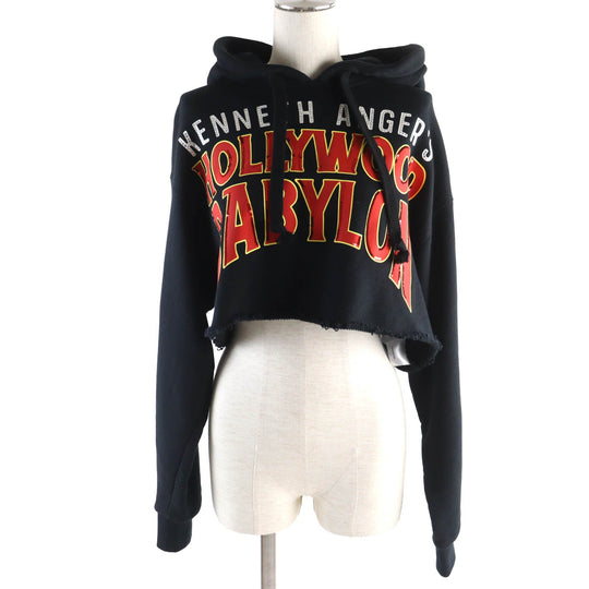 GUCCI Hoodie 688197 Main: 100% cotton, some: glass sequins black Women XS Used Authentic
