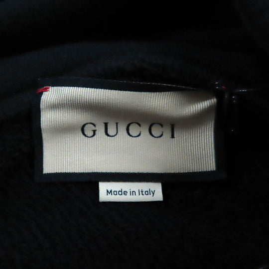 GUCCI Hoodie 688197 Main: 100% cotton, some: glass sequins black Women XS Used Authentic