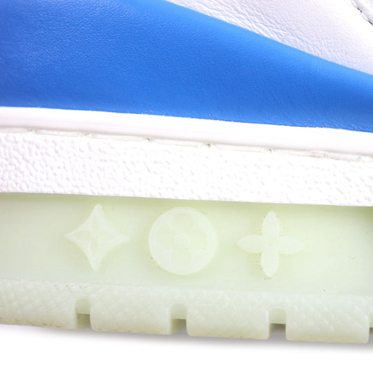 LOUIS VUITTON High cut sneakers leather Two-tone (white) LV trainer line 9