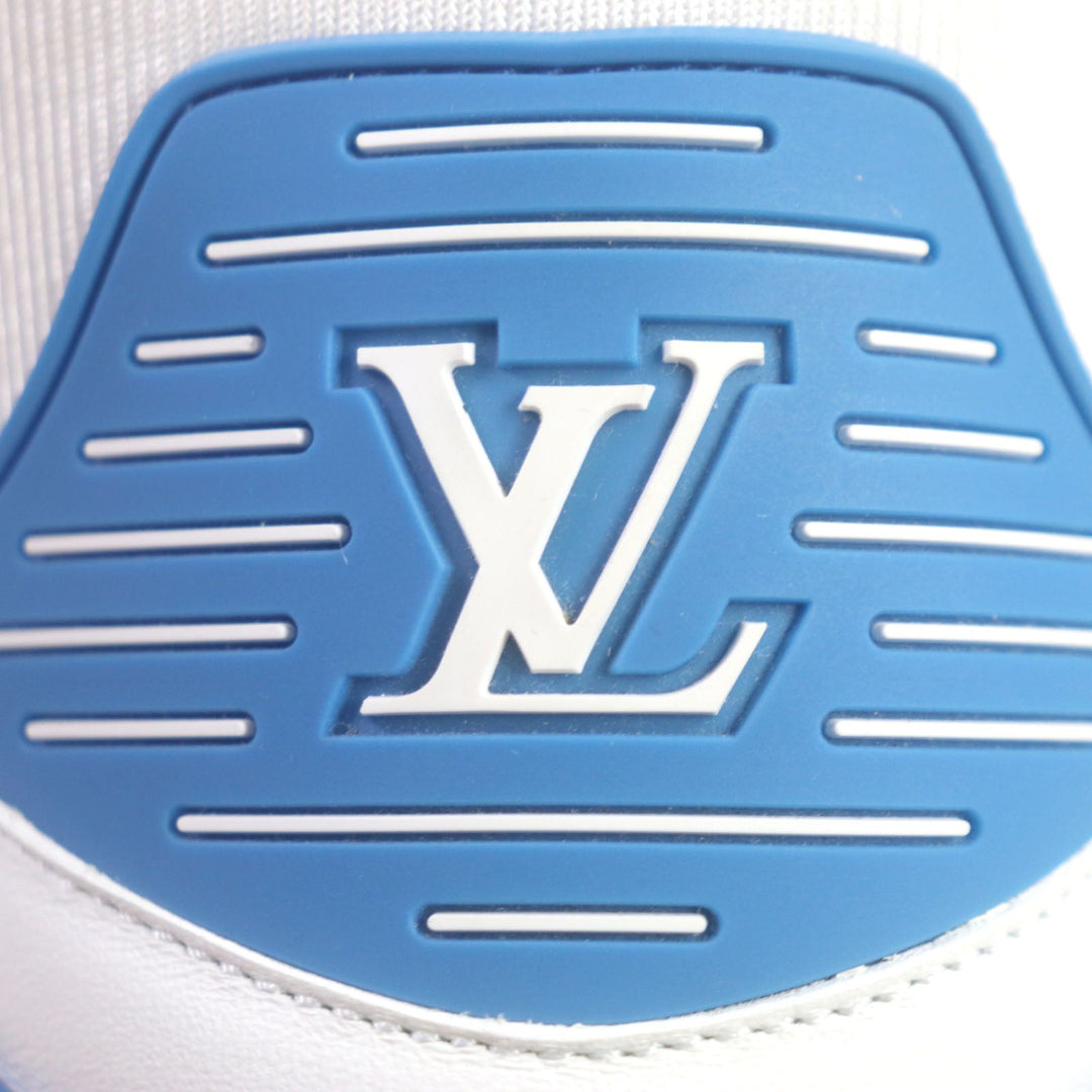 LOUIS VUITTON High cut sneakers leather Two-tone (white) LV trainer line 9