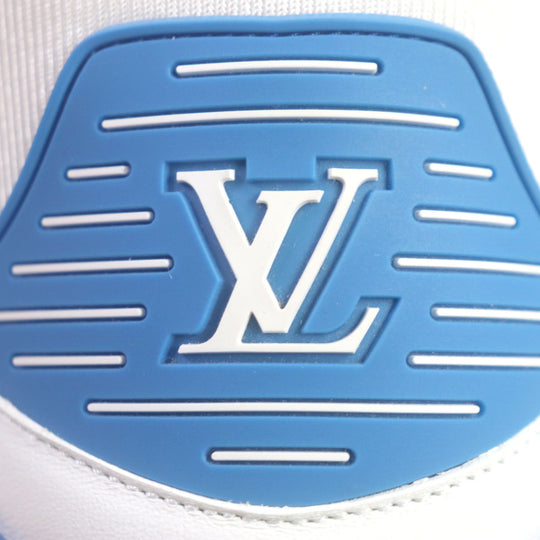 LOUIS VUITTON High cut sneakers leather Two-tone (white) LV trainer line 9