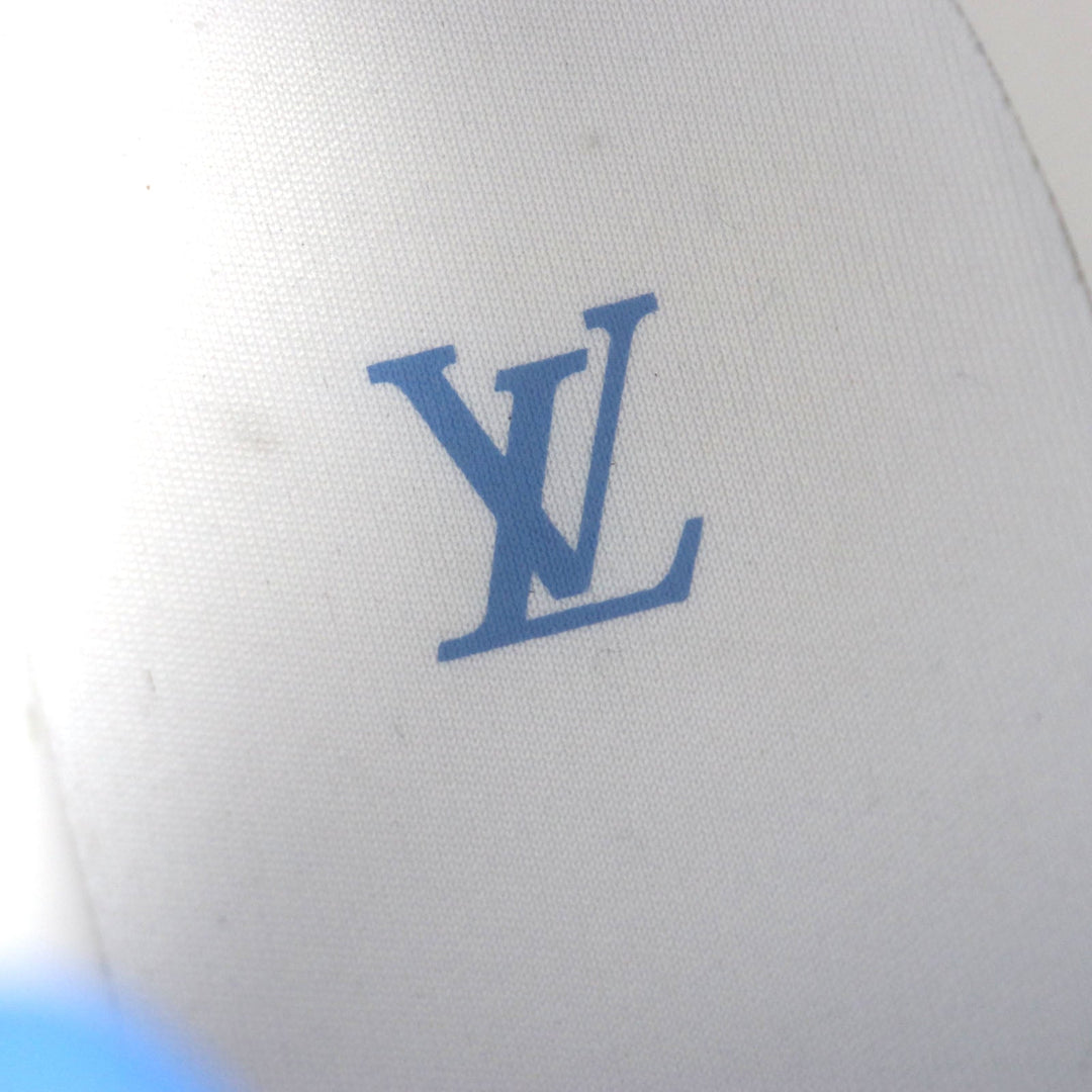LOUIS VUITTON High cut sneakers leather Two-tone (white) LV trainer line 9