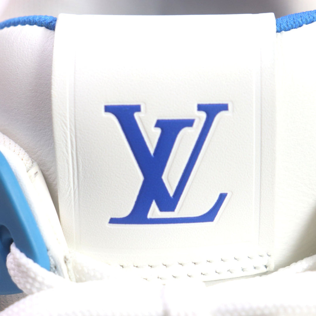 LOUIS VUITTON High cut sneakers leather Two-tone (white) LV trainer line 9