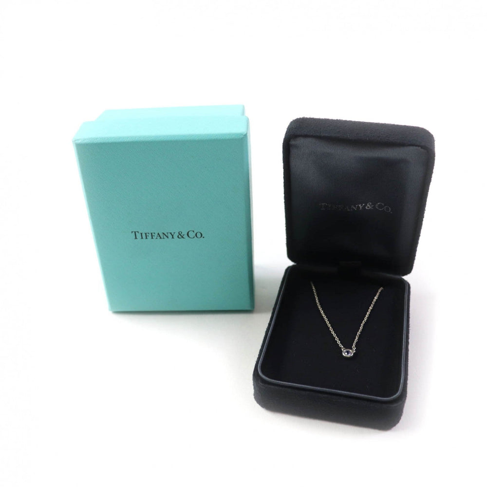 TIFFANY&Co. Necklace Main: AG925, Part: Tanzanite Silver blue Elsa Peretti Color by the Yard Tanzanite Pendant Women Used Authentic