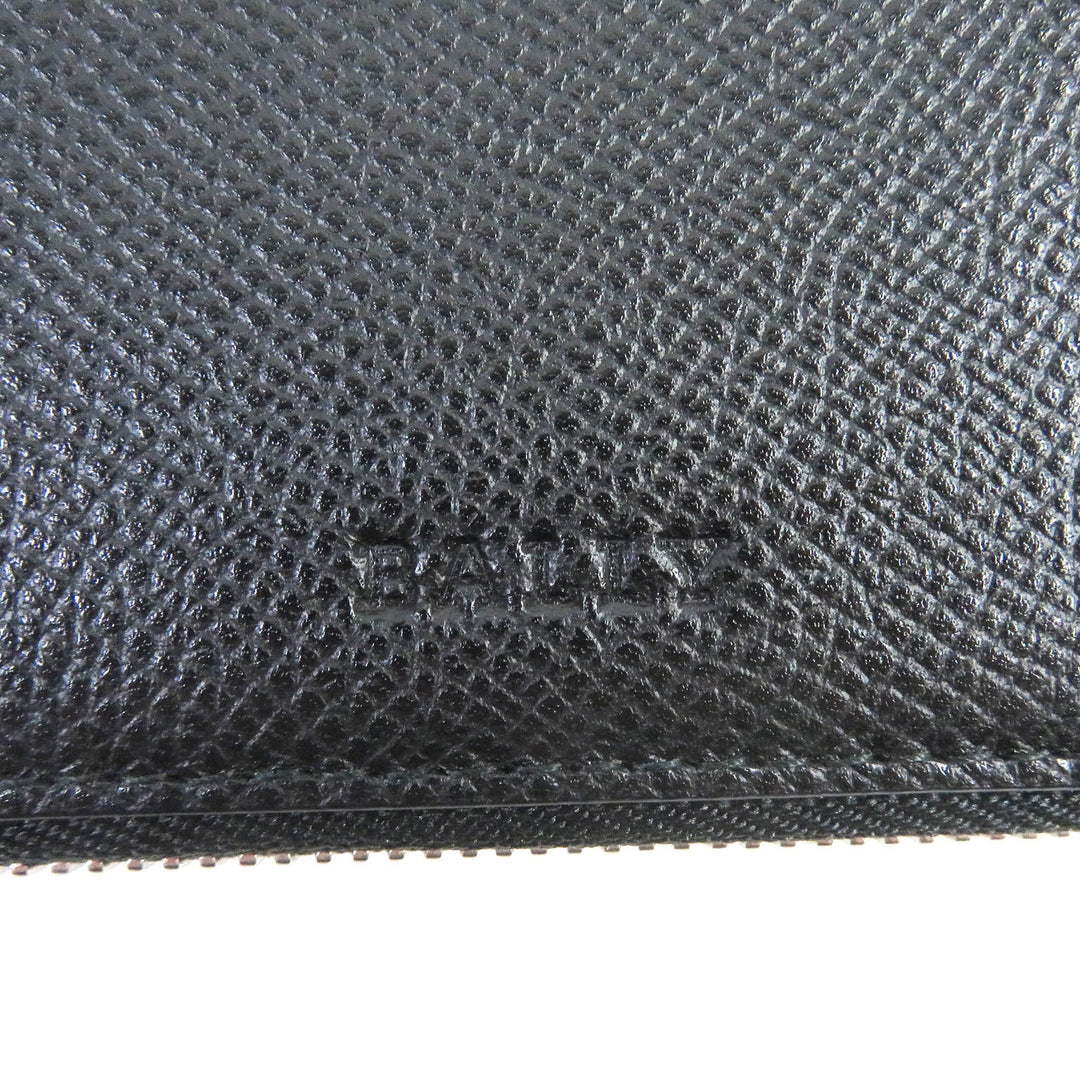 BALLY Clutch bag leather black BARABINO mens Used Authentic