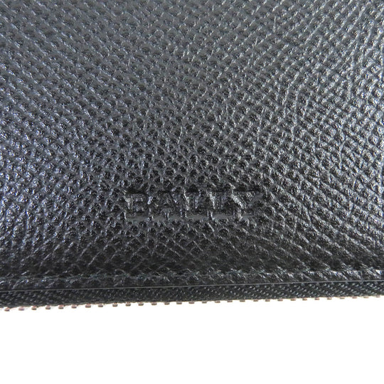 BALLY Clutch bag leather black BARABINO mens Used Authentic