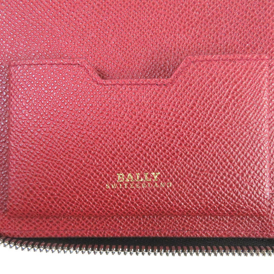 BALLY Clutch bag leather black BARABINO mens Used Authentic