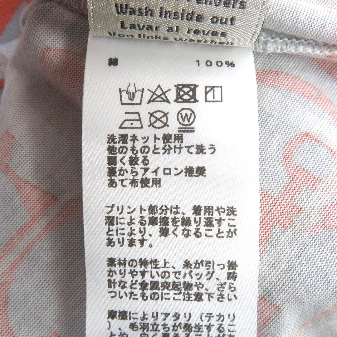 HERMES Short sleeve T-shirt Main: 100% cotton gray mens XS Used Authentic