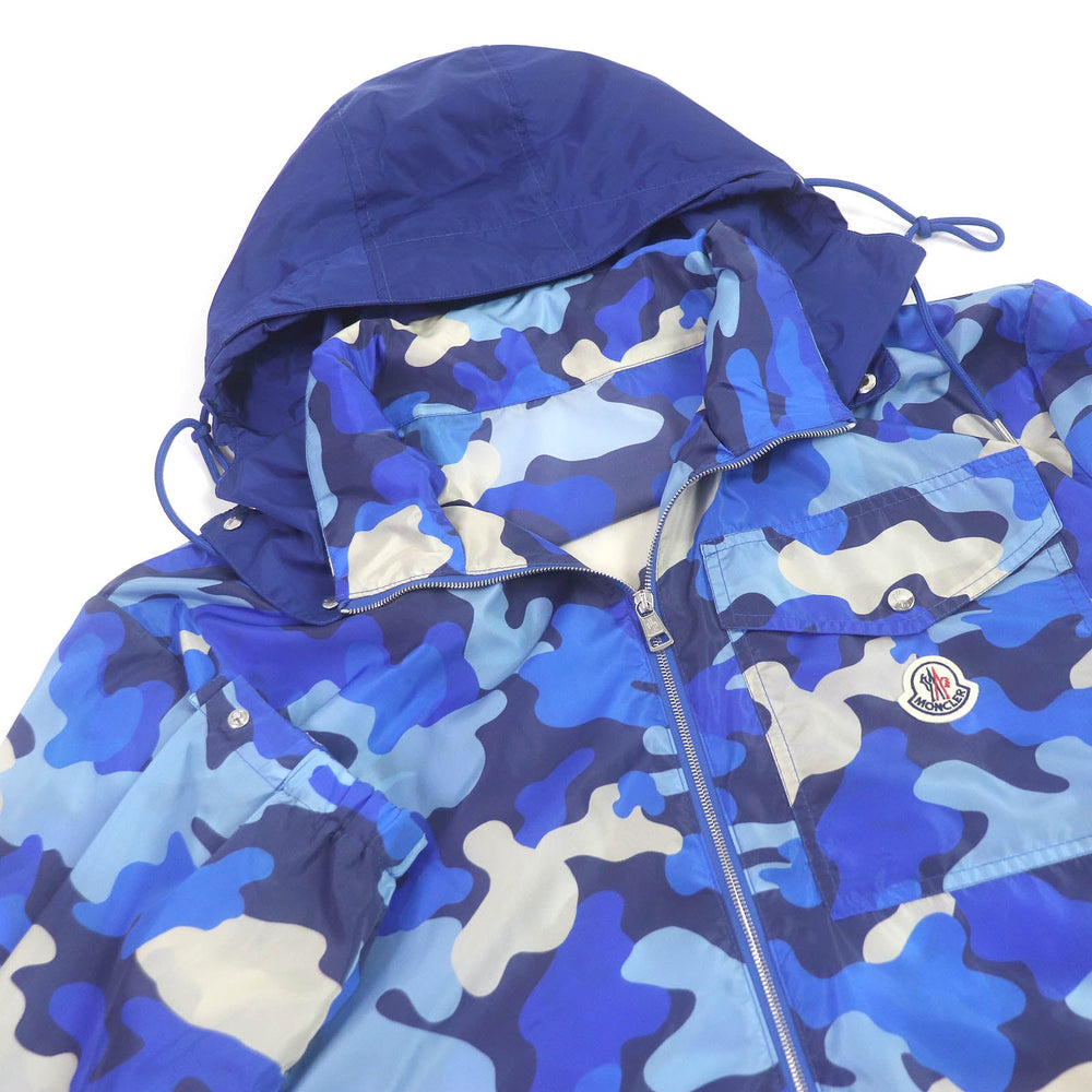 MONCLER Nylon jacket Main: 100% nylon blue VIDOURLE mens 4 Used Authentic