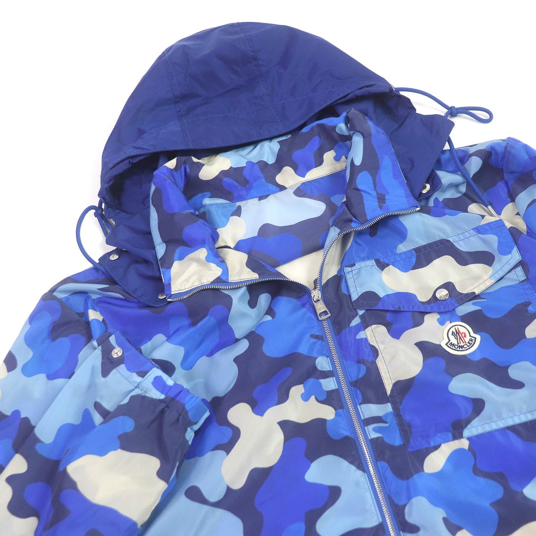 MONCLER Nylon jacket Main: 100% nylon blue VIDOURLE mens 4 Used Authentic