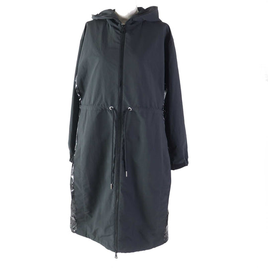 MONCLER coat Outer fabric: 100% polyester, hood lining: 100% polyester, hood: 100% polyester, other fabric: 100% nylon black ALCYONE Women 1 Used Authentic