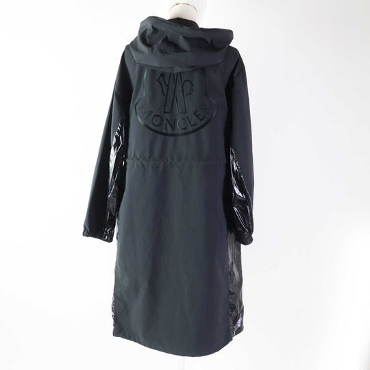 MONCLER coat Outer fabric: 100% polyester, hood lining: 100% polyester, hood: 100% polyester, other fabric: 100% nylon black ALCYONE Women 1 Used Authentic