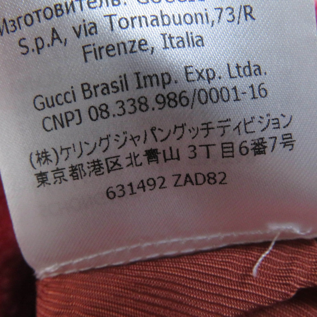 GUCCI Mini skirt 631492 Main: 92% wool, Main: 8% nylon, Lining: 100% rayon pink Women 36 Used Authentic