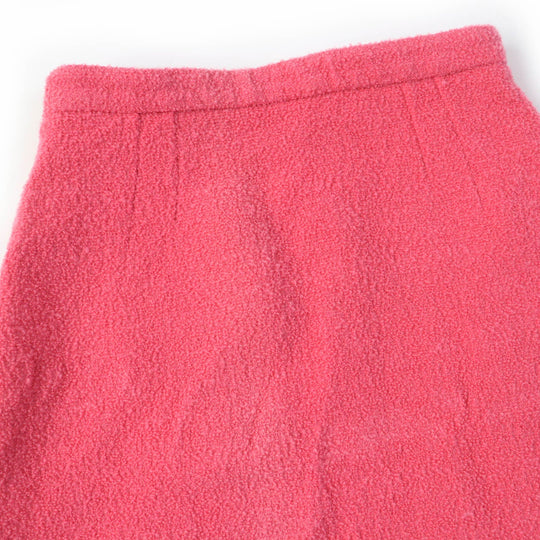 GUCCI Mini skirt 631492 Main: 92% wool, Main: 8% nylon, Lining: 100% rayon pink Women 36 Used Authentic