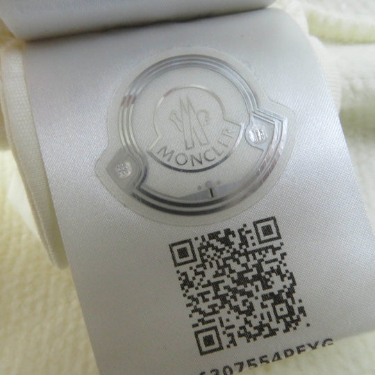 MONCLER sweat cotton Ivory FELPA Women S Used Authentic