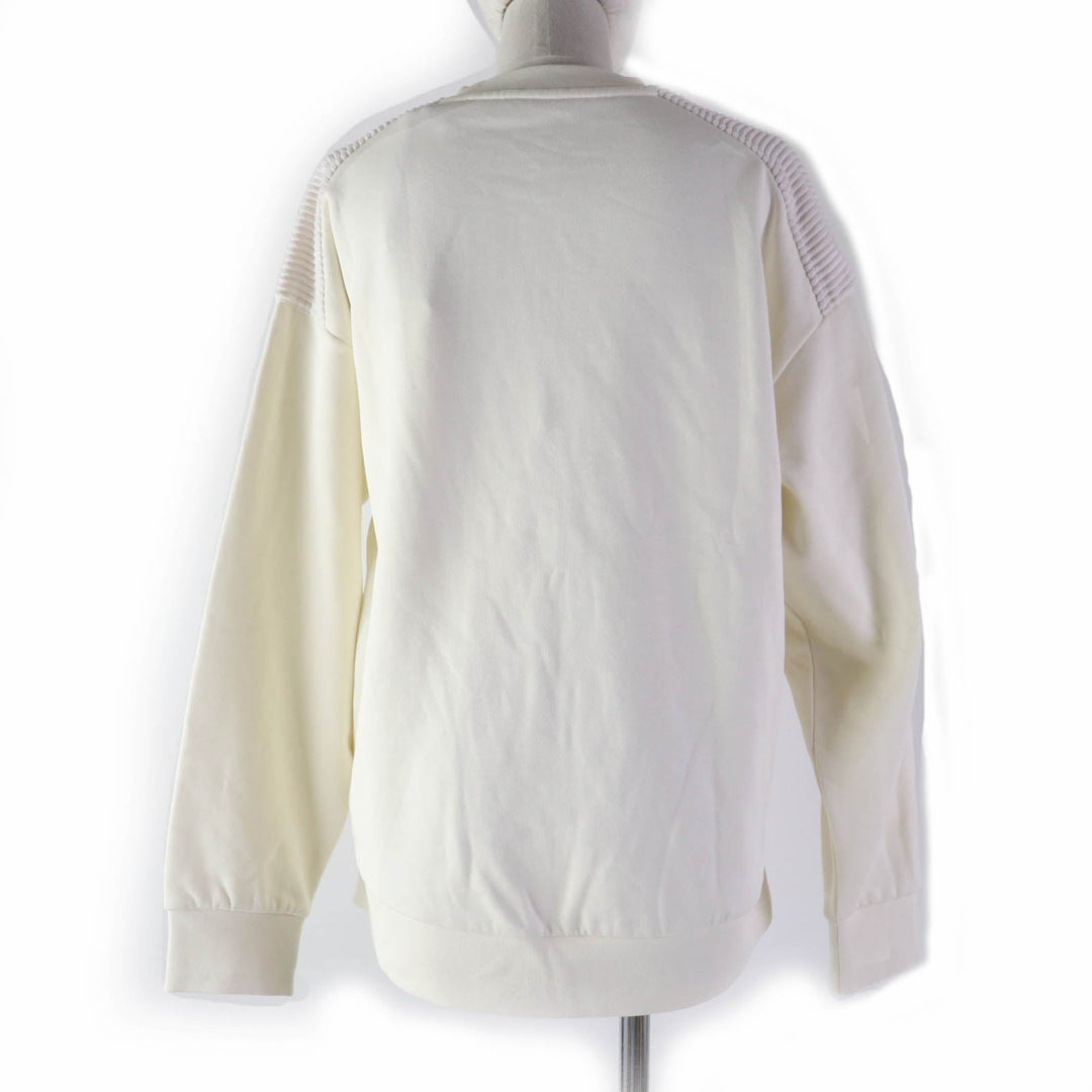 MONCLER sweat cotton Ivory FELPA Women S Used Authentic