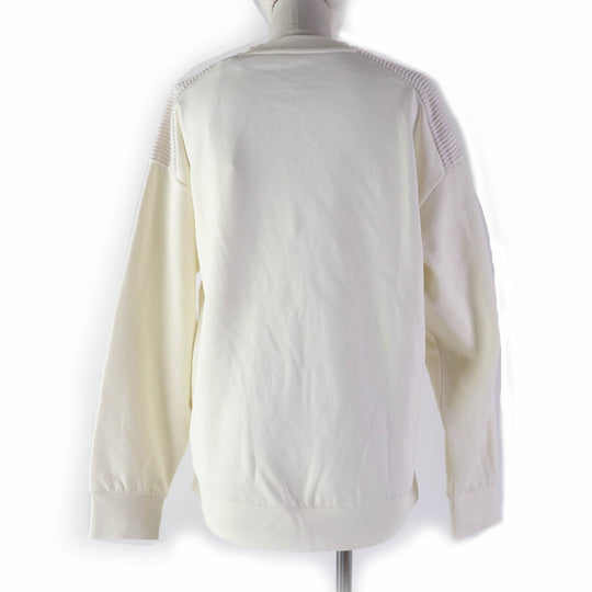 MONCLER sweat cotton Ivory FELPA Women S Used Authentic