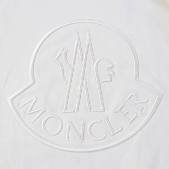 MONCLER sweat cotton Ivory FELPA Women S Used Authentic