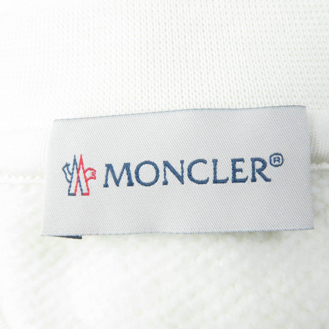 MONCLER sweat cotton Ivory FELPA Women S Used Authentic
