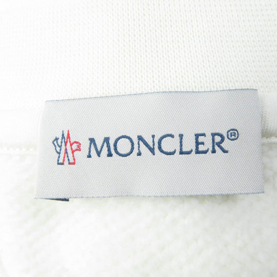 MONCLER sweat cotton Ivory FELPA Women S Used Authentic