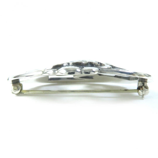 Georg Jensen Brooch 101 Main�FSV925 Silver Moonlight Grape Women Used Authentic