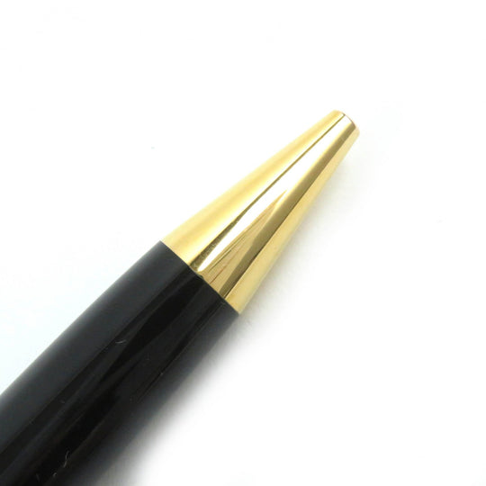 MONTBLANC Ballpoint pen Resin, Gold Plated black Meisterstückle Grand