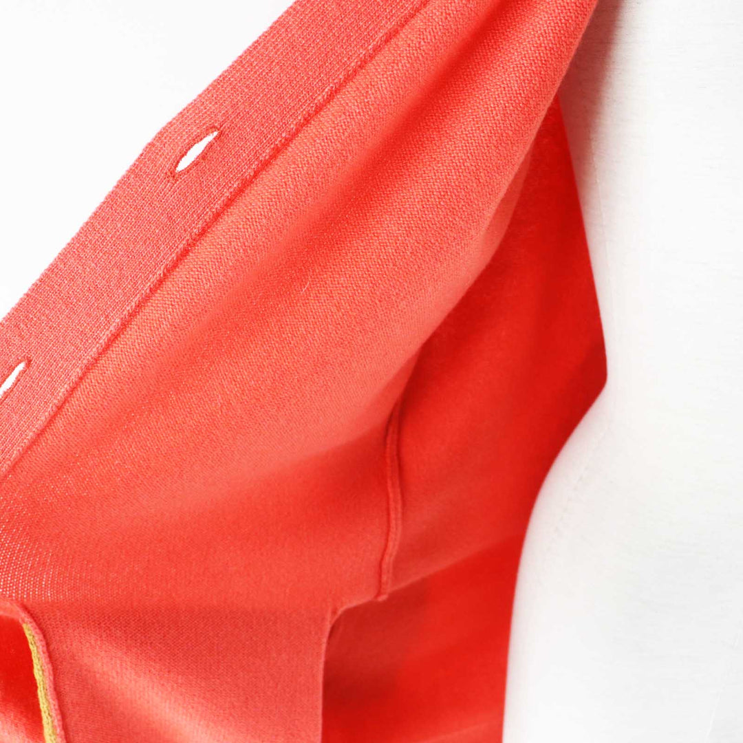 HERMES cardigan Outer material: 100% cashmere Coral orange Women 34 Used Authentic