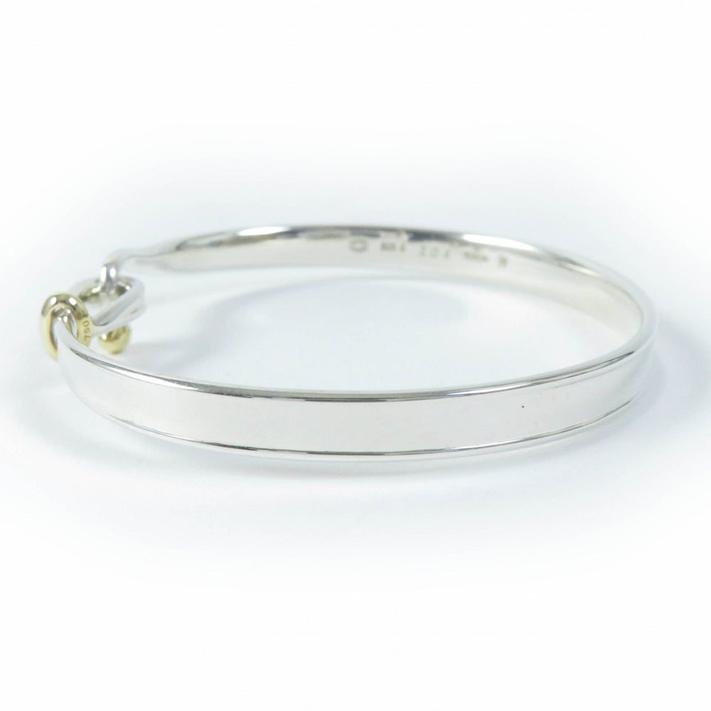 Georg Jensen Bangle Main: SV925, Part: 750 Silver gold TORUN 204 Women M Used Authentic