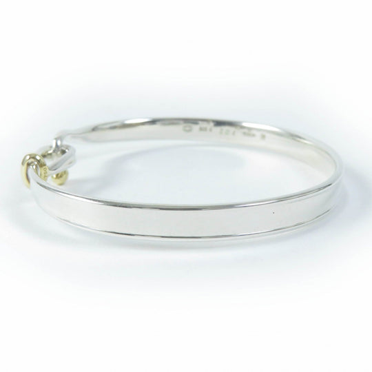 Georg Jensen Bangle Main: SV925, Part: 750 Silver gold TORUN 204 Women M Used Authentic