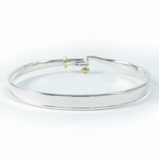 Georg Jensen Bangle Main: SV925, Part: 750 Silver gold TORUN 204 Women M Used Authentic