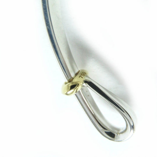 Georg Jensen Bangle Main: SV925, Part: 750 Silver gold TORUN 204 Women M Used Authentic