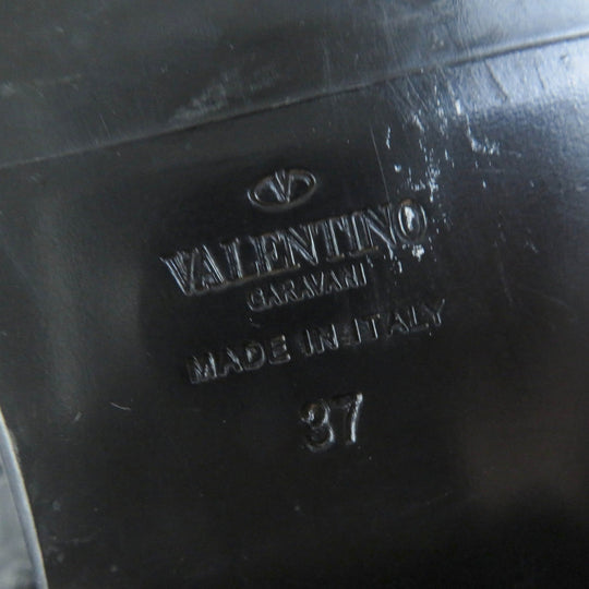 Valentino Garavani short boots Main: Leather black Women 37 Used Authentic