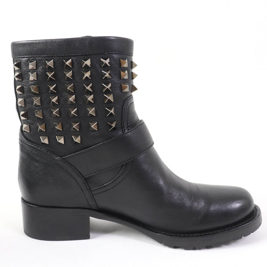 Valentino Garavani short boots Main: Leather black Women 37 Used Authentic