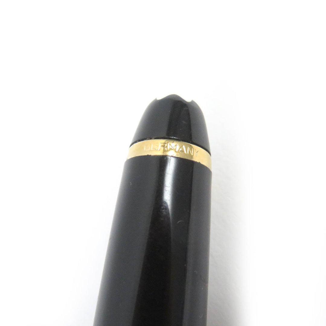 MONTBLANC fountain pen Pen point: K14 Black gold mens Used Authentic