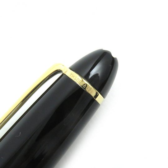 MONTBLANC fountain pen Nib: K18 Black gold Meisterstckle Grand mens Used Authentic