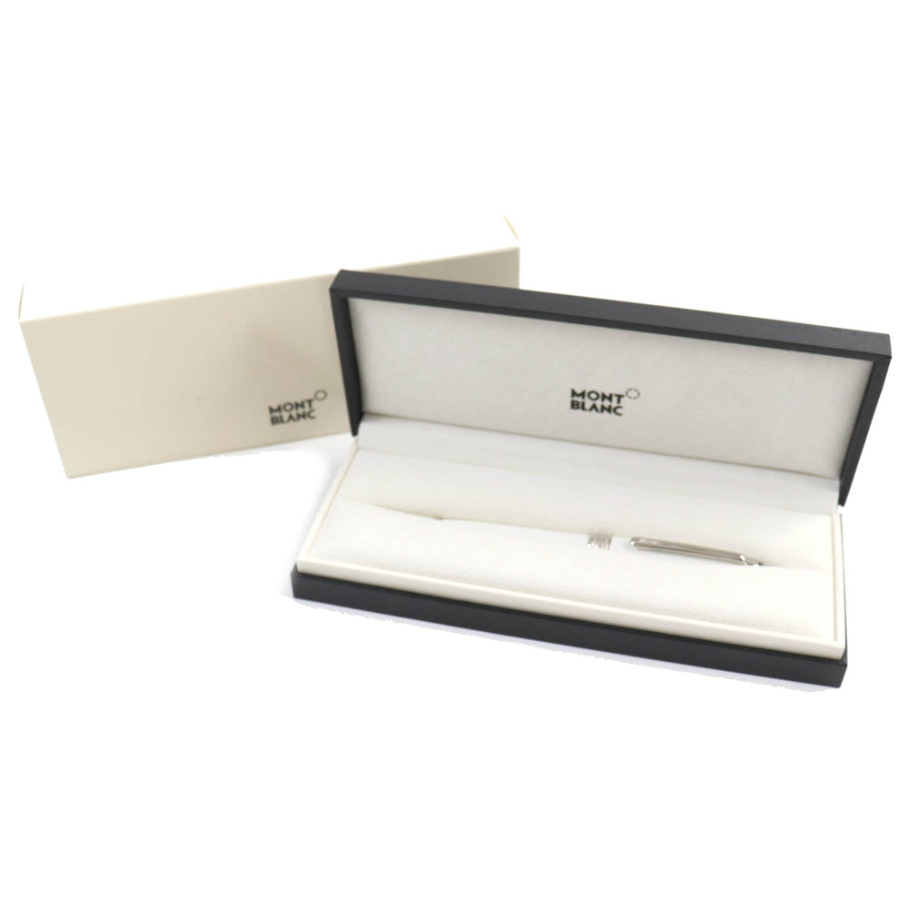 MONTBLANC Ballpoint pen Platinum, white lacquer white Meisterstck Tribute to the Mont Blanc mens(Unisex) Used Authentic
