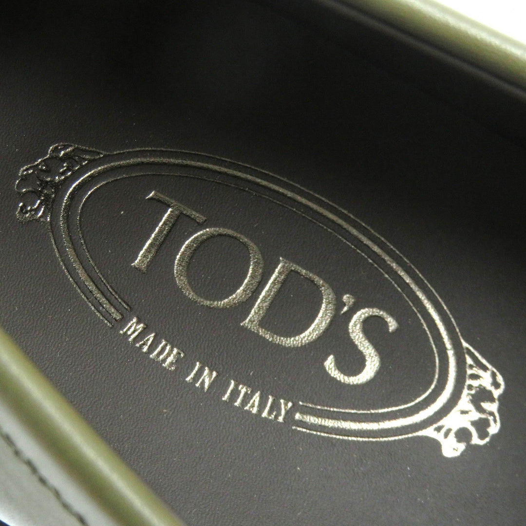 TOD�fS loafers Main: Leather khaki MOCASSINO EXTRALIGHT 92C mens 10 Used Authentic