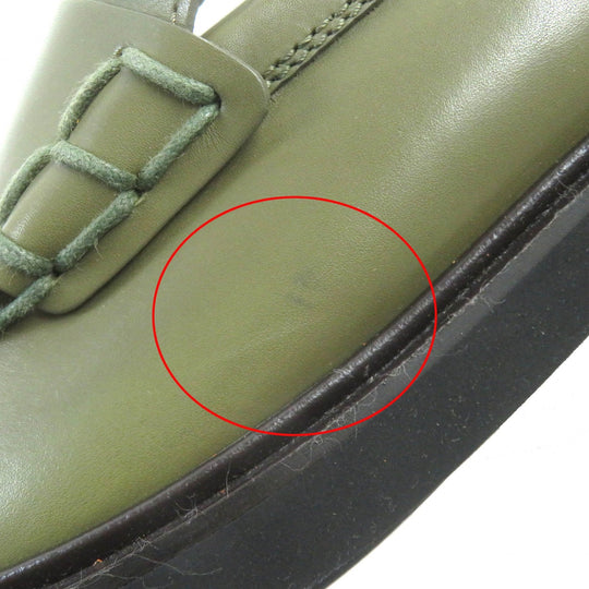 TOD�fS loafers Main: Leather khaki MOCASSINO EXTRALIGHT 92C mens 10 Used Authentic