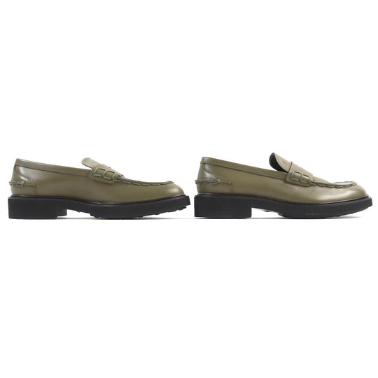 TOD�fS loafers Main: Leather khaki MOCASSINO EXTRALIGHT 92C mens 10 Used Authentic