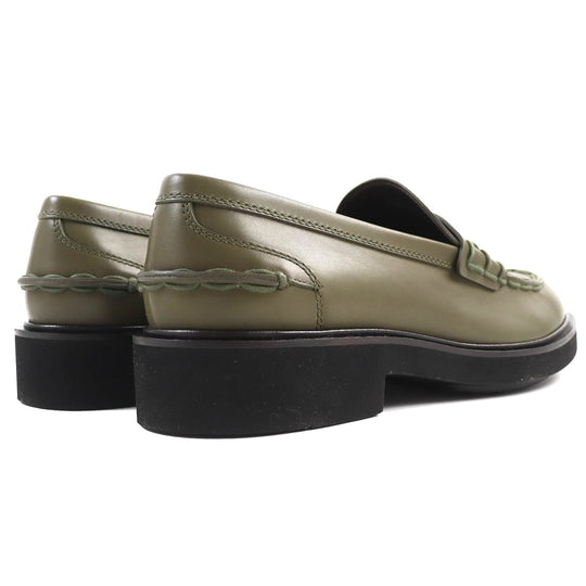 TOD�fS loafers Main: Leather khaki MOCASSINO EXTRALIGHT 92C mens 10 Used Authentic