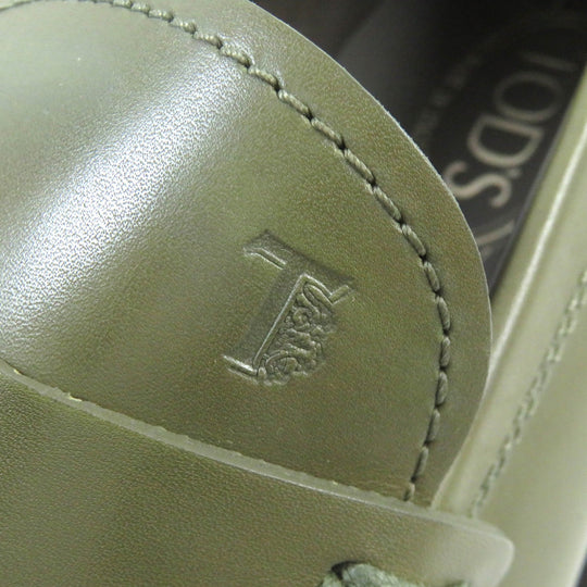 TOD�fS loafers Main: Leather khaki MOCASSINO EXTRALIGHT 92C mens 10 Used Authentic
