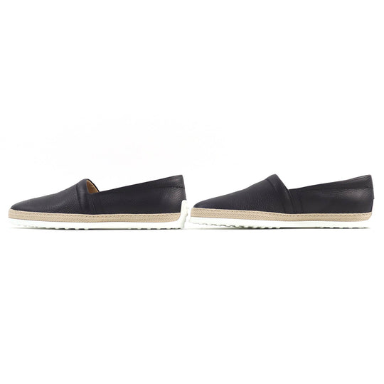 TOD�fS Slip-on Main: Leather Dark navy PANTOFOLA IMBOTTITA GOMMA TV mens 10 Used Authentic