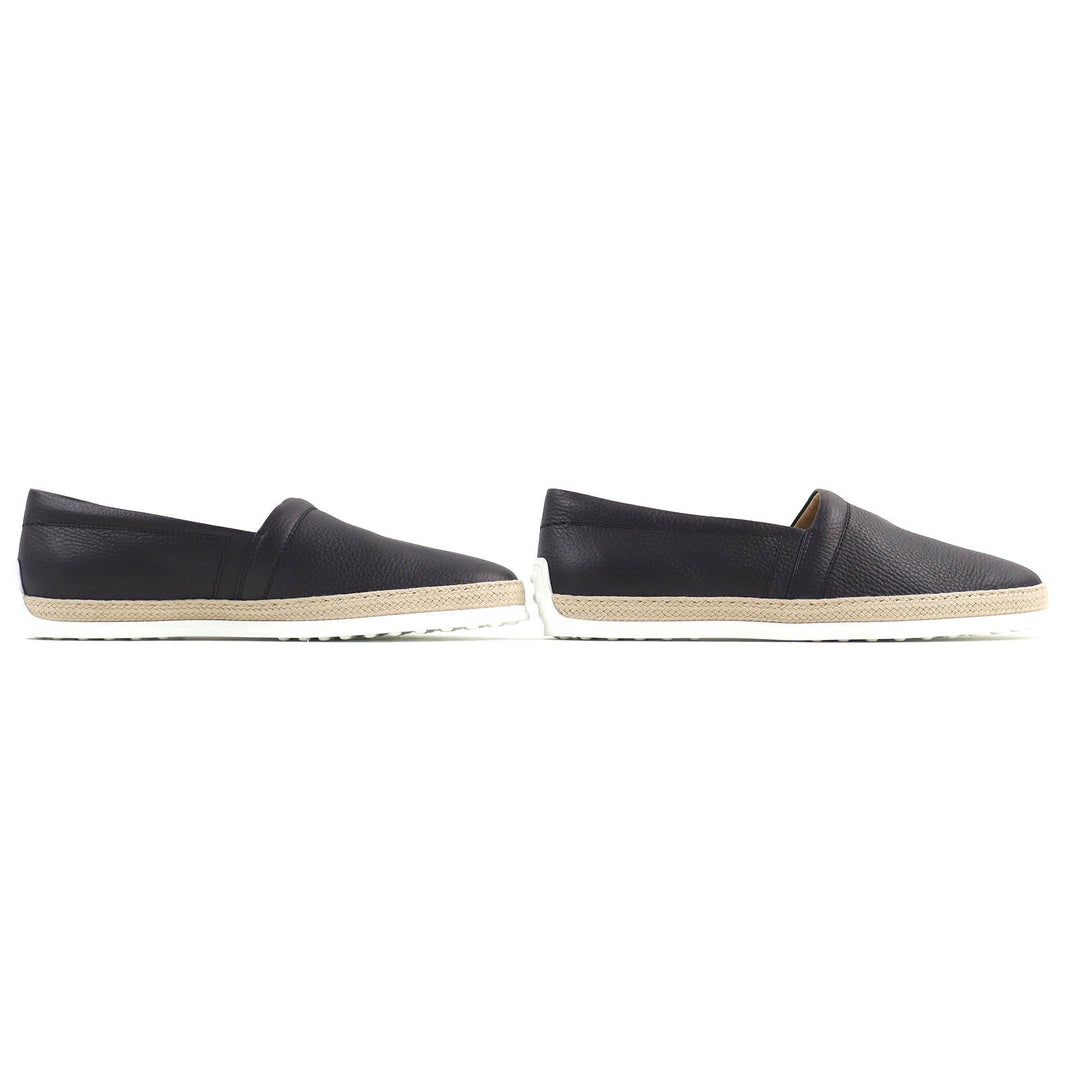 TOD�fS Slip-on Main: Leather Dark navy PANTOFOLA IMBOTTITA GOMMA TV mens 10 Used Authentic