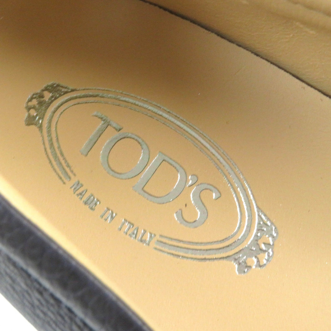 TOD�fS Slip-on Main: Leather Dark navy PANTOFOLA IMBOTTITA GOMMA TV mens 10 Used Authentic