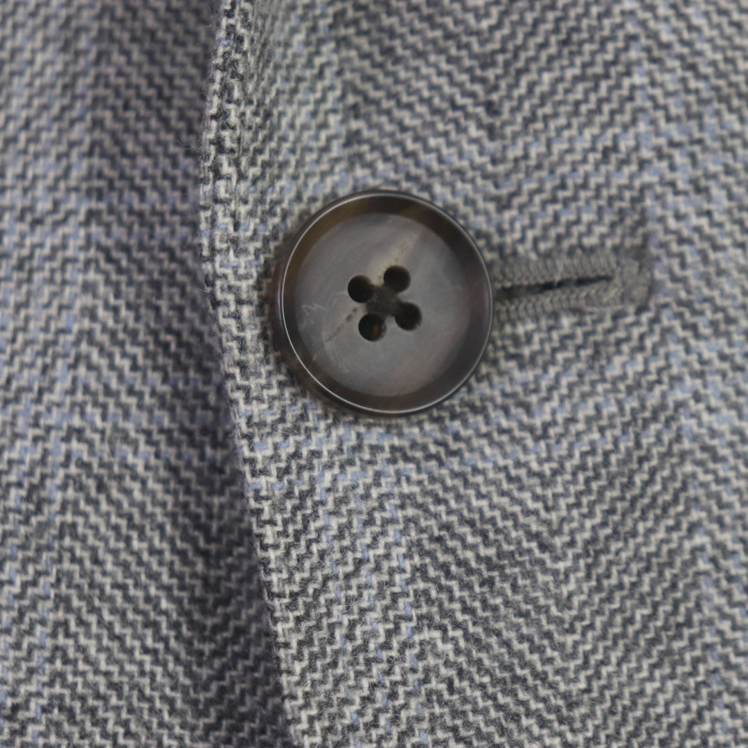 BURBERRY tailored jacket Outer: 100% cashmere, lining: cupra Light gray mens 98-88-175 AB6 Used Authentic